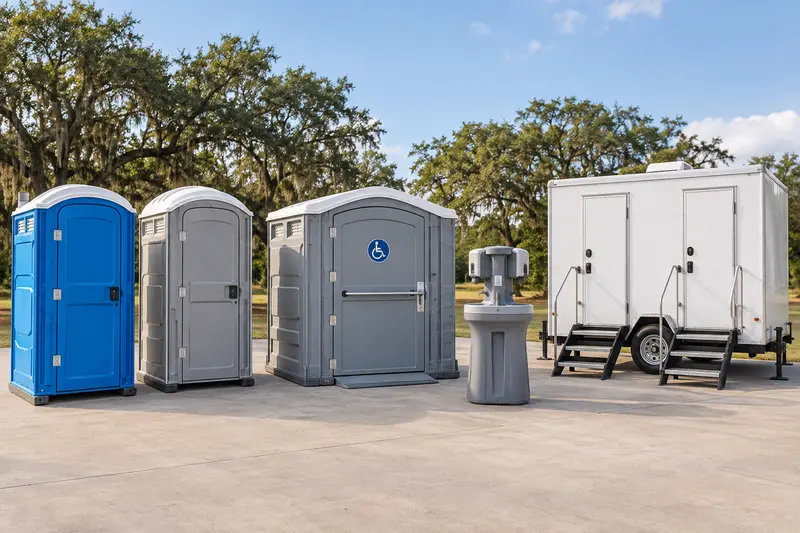 Portable sanitation equipment lineup