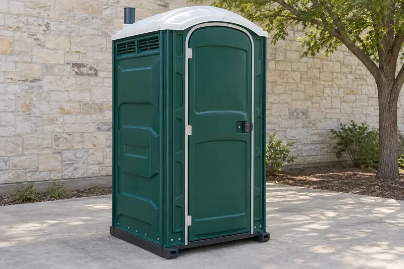 Standalone portable toilet cabin